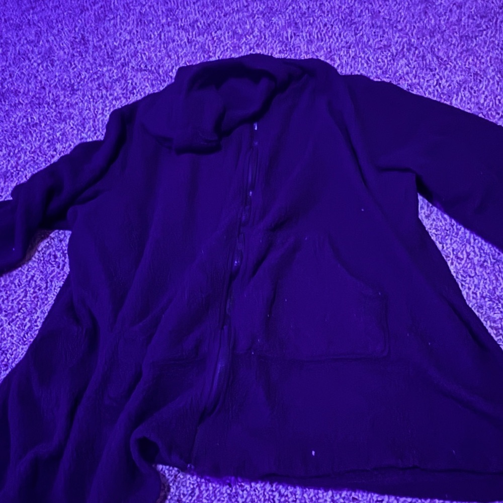 Black fluffy jacket 4X